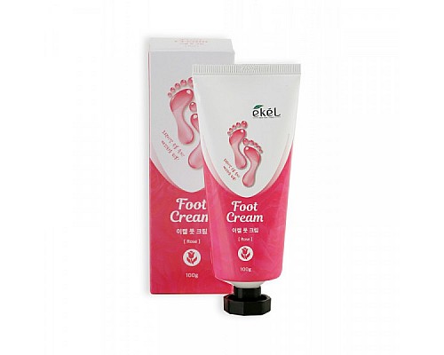 Crema nutritiva para pies con extracto de rosa-EKEL FOOT CREAM ROSE 100ml