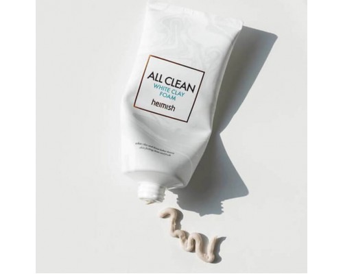 La Heimish All Clean White Clay Foam es una espuma limpiadora de arcilla para la limpieza profunda de los poros 150ml