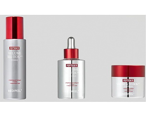Peptide wrinkle-fighting booster toner - MEDIPEEL Peptide 9 Volume Bio Tox Toner PRO, 250 ml