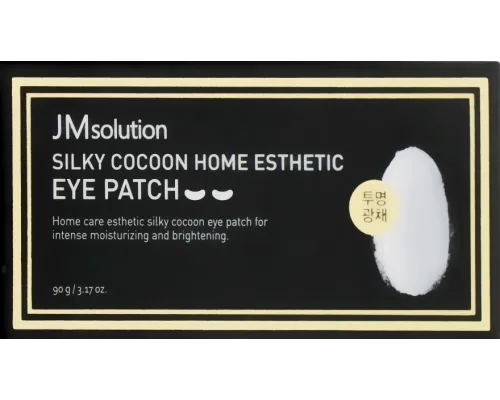 Rejuvenating patches with pearl extract and white cocoon - JMsolution Silky Cocoon Home Esthetic Eye Patch, 60 pcs