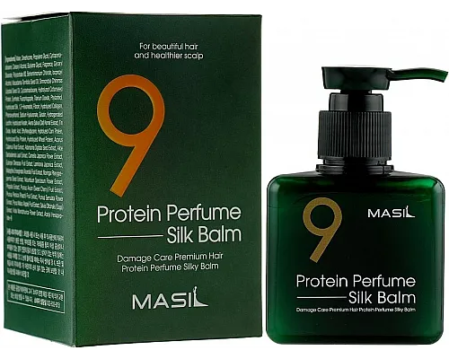 Leave-In Perfumed Protein Balm for Damaged Hair - Masil 9 Protein Perfume Silk Balm, 180 ml