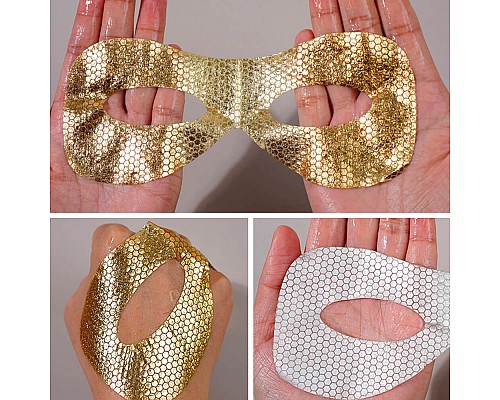 Mascarilla Rejuvenecedora para el Contorno de Ojos con Colágeno y Oro AHC Premium Hydra Gold Foil Eye Mask