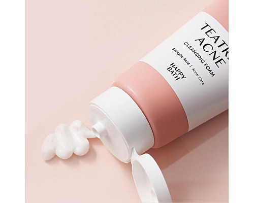 Espuma limpiadora con ácido salicílico Happy Bath Tea Tree Acne Cleansing Foam 150g