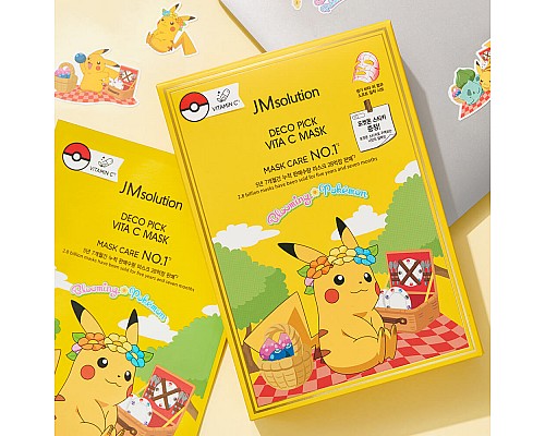 Brightening Sheet Mask with Vitamin C JMsolution Deco Pick Vita C Mask