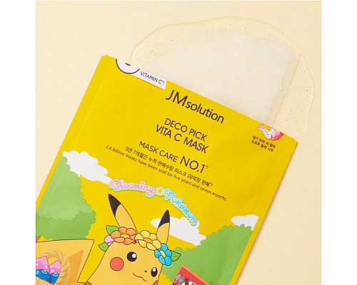 Brightening Sheet Mask with Vitamin C JMsolution Deco Pick Vita C Mask
