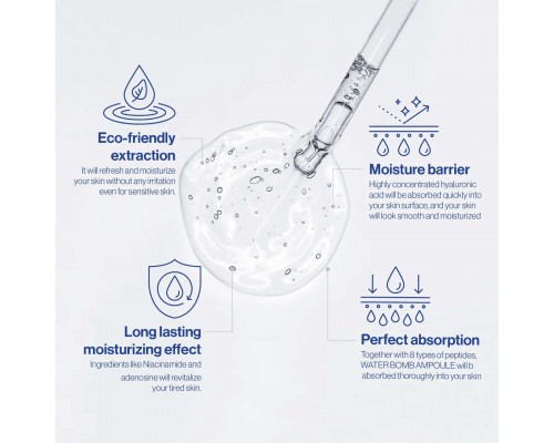 Suero facial hidratante con ácido hialurónico Water Bomb Ampoule 50 ml