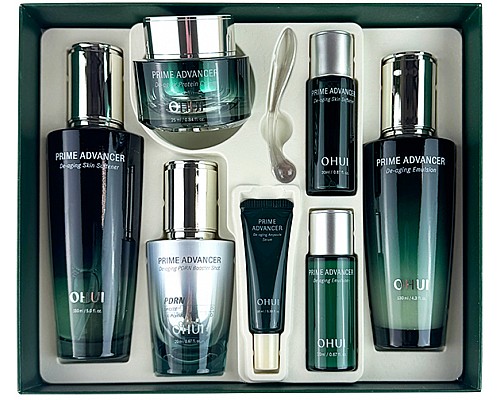 Set de Lujo OHUI Prime Advancer De-aging — nueva línea antiedad de alto rendimiento
