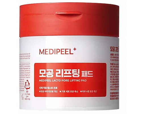 Peeling Pads with Probiotics for Lifting, Cleansing and Pore Tightening-MEDI-PEEL LACTO PORE LIFTING PAD