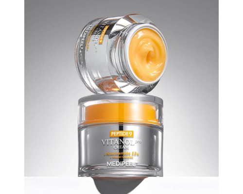 Crema lifting con péptidos y 12% de niacinamida para un tono uniforme MEDI-PEEL Peptide 9 Vitanol PRO Cream 50 ml