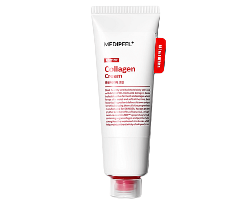 Crema barrera con colágeno y péptidos MEDI-PEEL Red Lacto Peptide Collagen Barrier Cream 80 ml