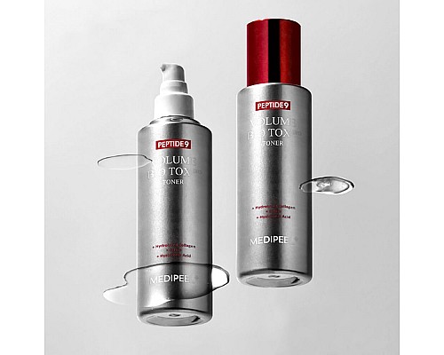 Peptide wrinkle-fighting booster toner - MEDIPEEL Peptide 9 Volume Bio Tox Toner PRO, 250 ml