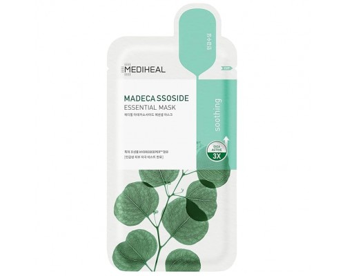 Mascarilla facial calmante de tela con madecassoside Madecassoside Essential Mask