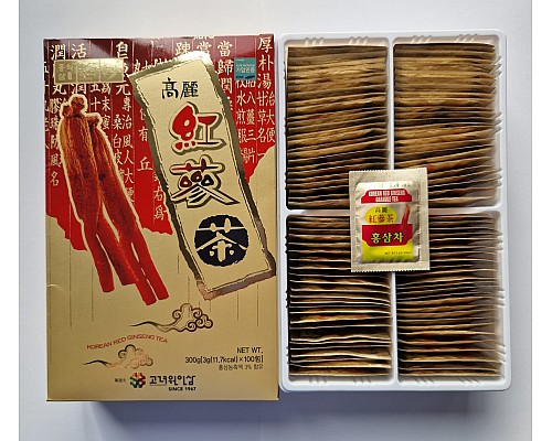Tea with Red Korean Ginseng Root Korean One Ginseng Tea 100 pcs.