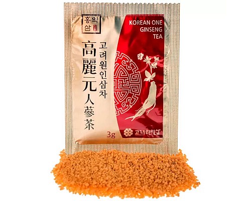 Tea with Red Korean Ginseng Root Korean One Ginseng Tea 100 pcs.