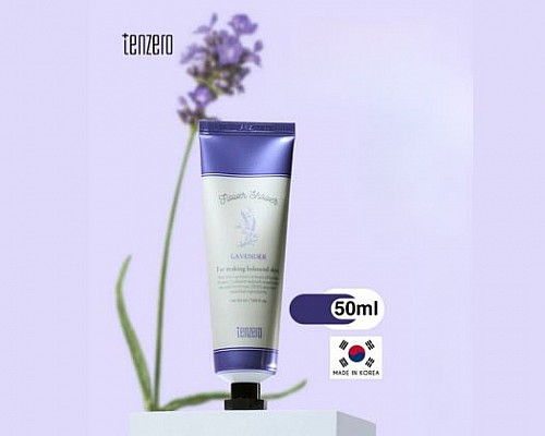 Crema para manos y uñas Tenzero Lavender Hand & Nail Cream, 50 ml