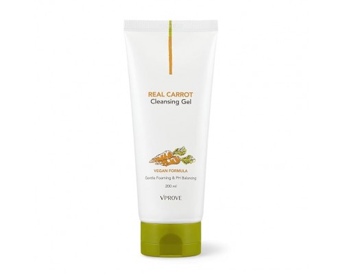 Vegan Cleansing Gel with Carrot VPROVE Real Carrot Vegan Cleansing Gel 200 ml