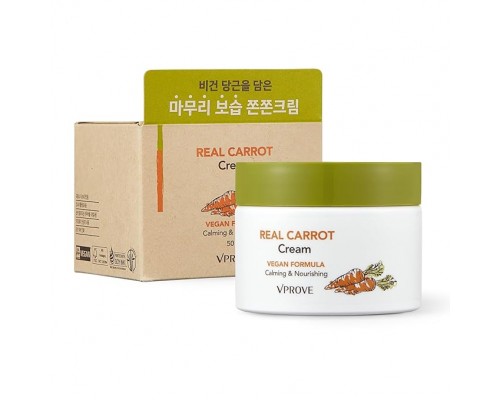 Vegan Calming & Nourishing Cream with Carrot VPROVE Real Carrot Calming & Nourishing Cream (50 ml)
