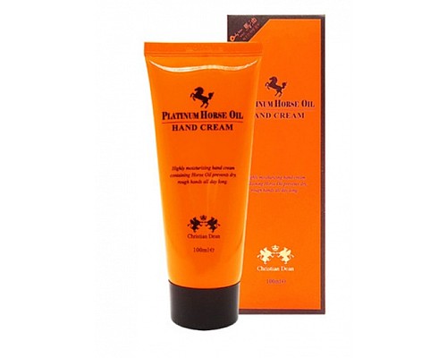 Crema de manos regeneradora y nutritiva con grasa de caballo – Christian Dean Platinum Horse Oil Hand Cream 100 ml