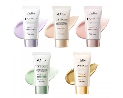 d'Alba Waterfull Tone-Up Sun Cream SPF50+ PA++++ Pink Correcting, 50 ml