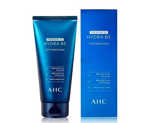 Espuma limpiadora premium con efecto calmante AHC Premium Hydra B5 Soothing Foam 180 ml