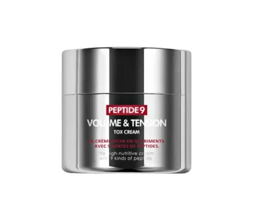 Crema facial lifting con péptidos y Matrixyl - MEDIPEEL Peptide 9 Volume Tension Tox Cream PRO, 50 ml